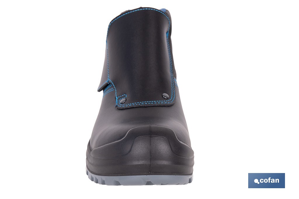 Bota de seguridad Urian Pro con cierre de velcro | Puntera de composite, resistencia al agua | Disponible desde la talla 36 hasta la 47 - Cofan