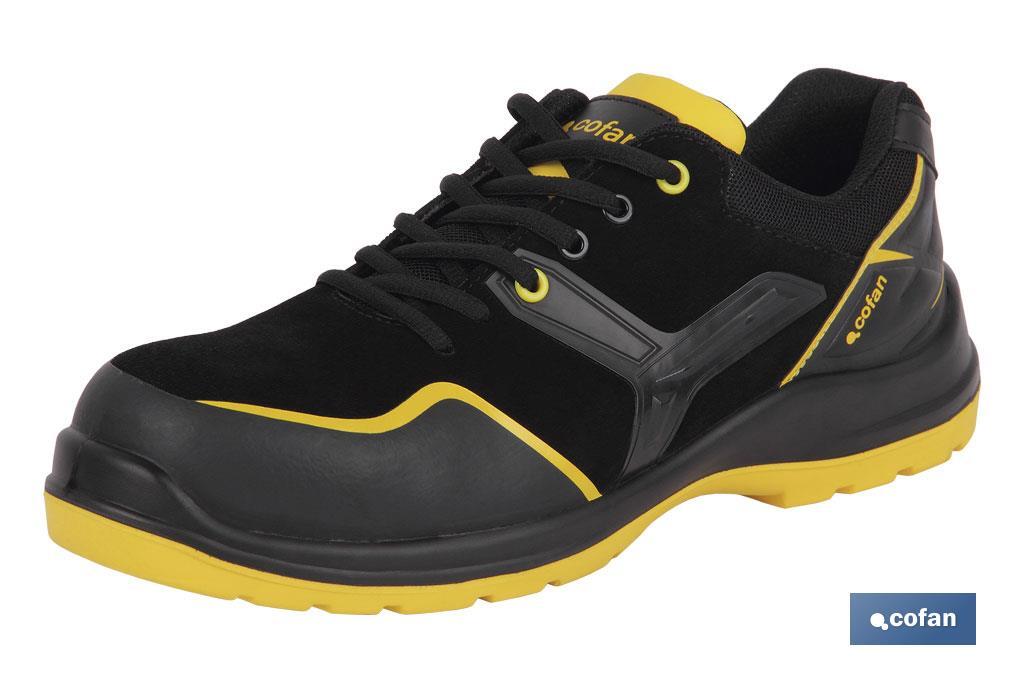 Safety Trainers | Security S3-SRC | Montiel Model | Black | Non-Slip Sole - Cofan