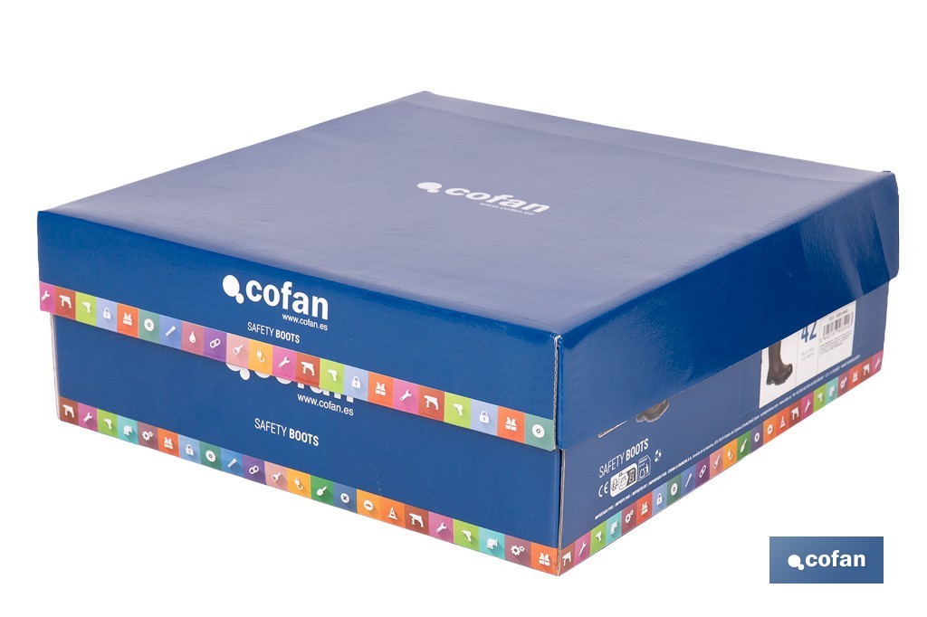 Botas de seguridad Megan Pro con forro de borreguito | Puntera de composite y suela antideslizante | Disponible desde la talla 37 hasta la 47 - Cofan