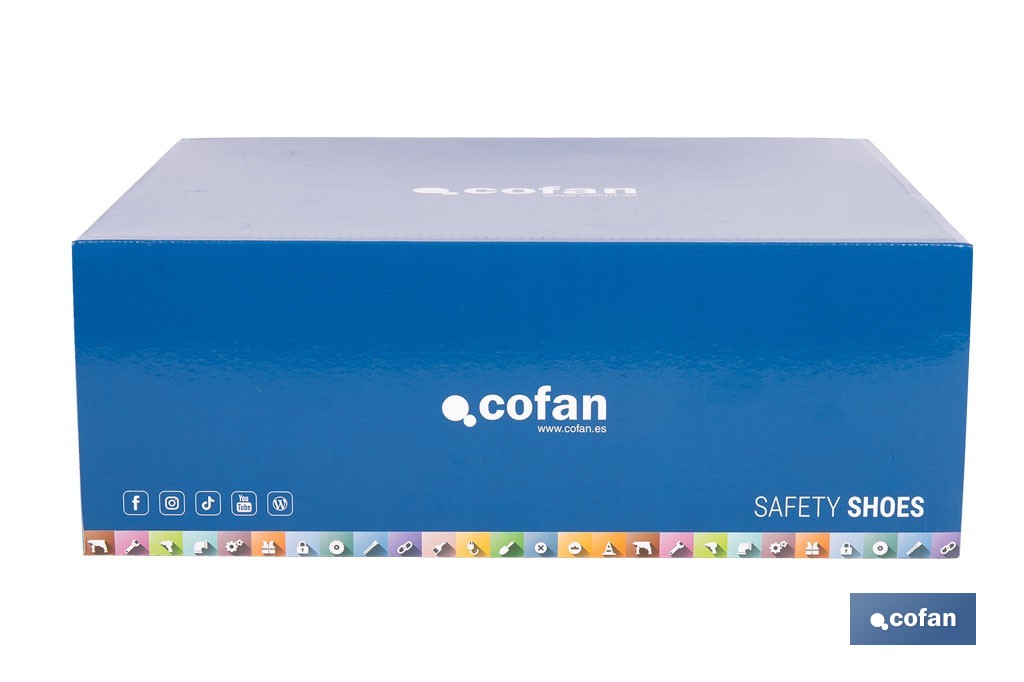Bota de seguridad deportiva Namur S3L FO SR ESD | Puntera de composite y plantilla antiperforación | Suela antideslizante | Disponible desde la talla 37 hasta la 47 - Cofan