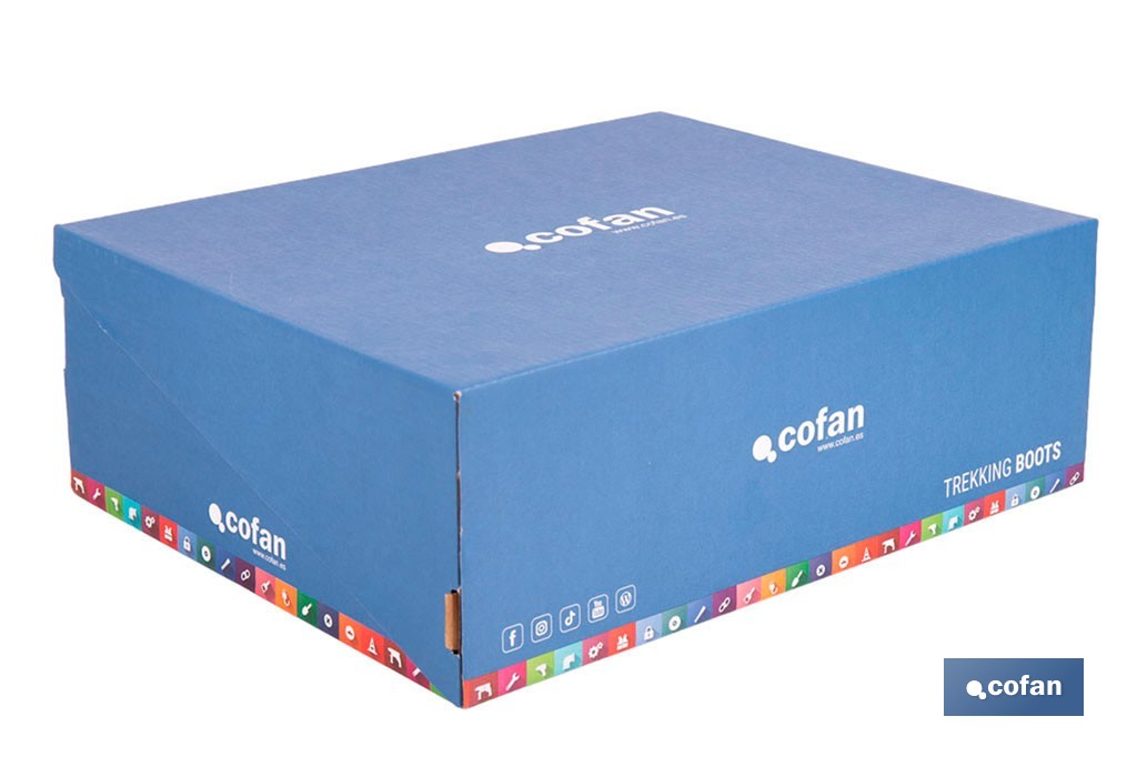 Bota de trekking impermeable modelo Sardinero | Piel de serraje con suela de Phylon y TPR | Disponible desde la talla 39 hasta la 46 - Cofan