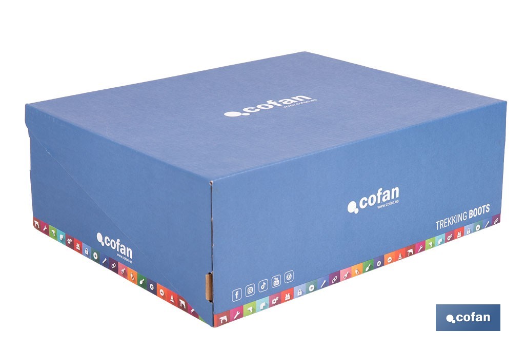 Bota de trekking impermeable modelo Sardinero | Piel de serraje con suela de Phylon y TPR | Disponible desde la talla 39 hasta la 46 - Cofan