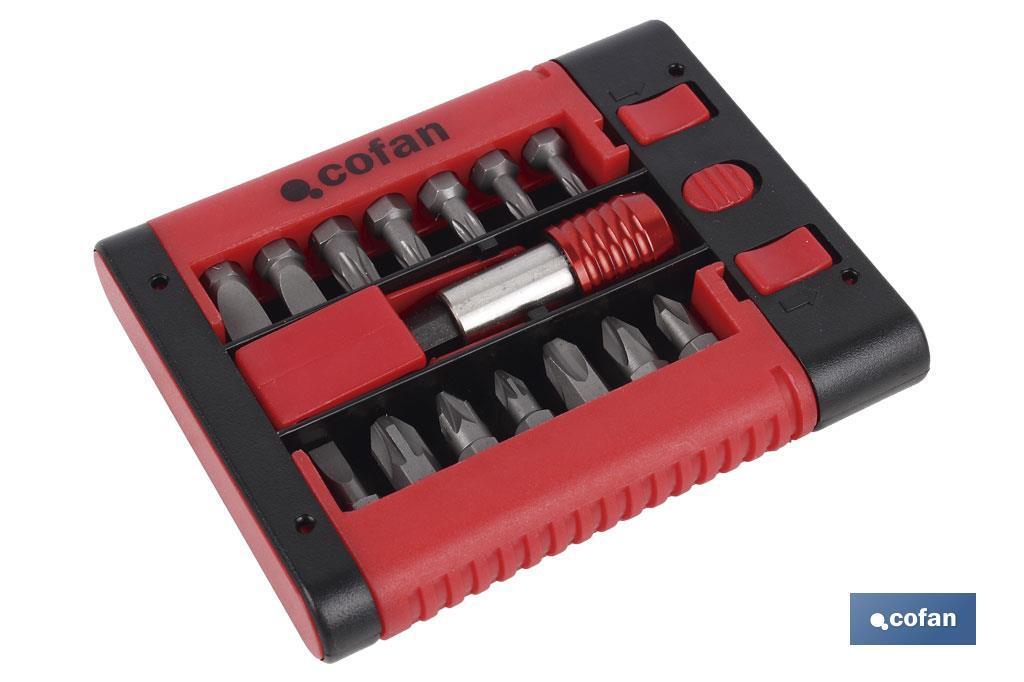 Kit of 1/4" bits - Cofan