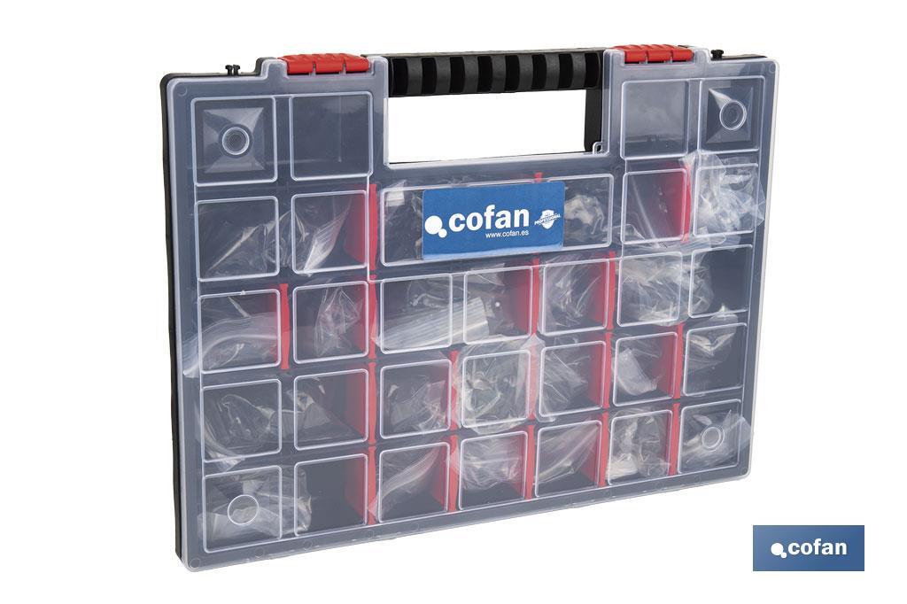 Valise assortiment de goupilles élastiques DIN 1481 (boîte 2.350 Unités) - Cofan