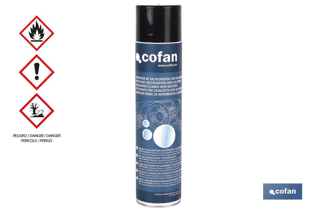 Nettoyant de tableaux de bord avec silicone 600 ml, Lustrant pour la  voiture, Antistatique et hydrofuge