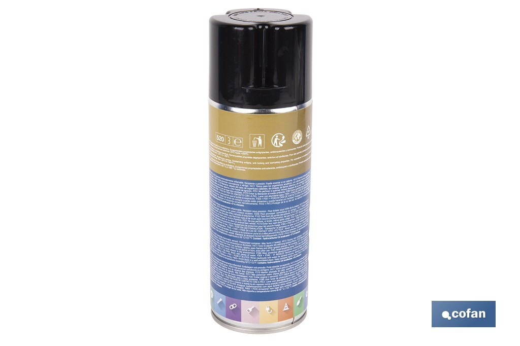 Molybdenum disulphide 400ml | Multipurpose lubricant of extreme pressure | Aerosol resistant to rust, humidity and corrosion - Cofan