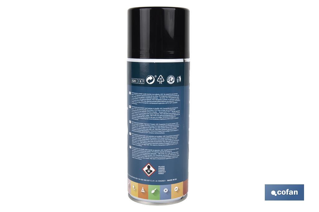 Anti-adesivo para soldadura 400 ml | Para evitar que as faíscas manchem o material a soldar | Proteção contra salpicos - Cofan