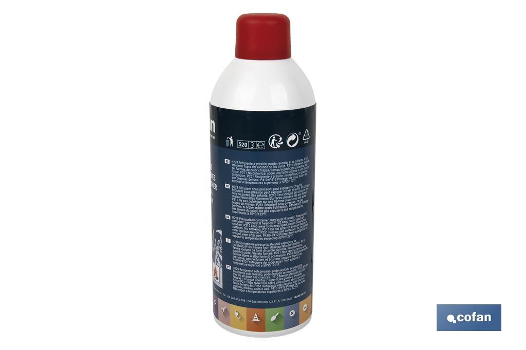 Apaga chamas em spray 300 ML | Apaga chamas, mini extintor caseiro | Extintor mini doméstico - Cofan