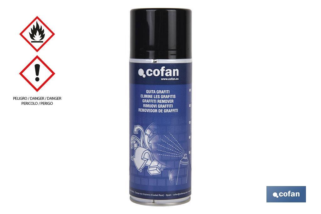 Graffiti remover | 400ml | Removal of graffiti, paints and stickers - Cofan