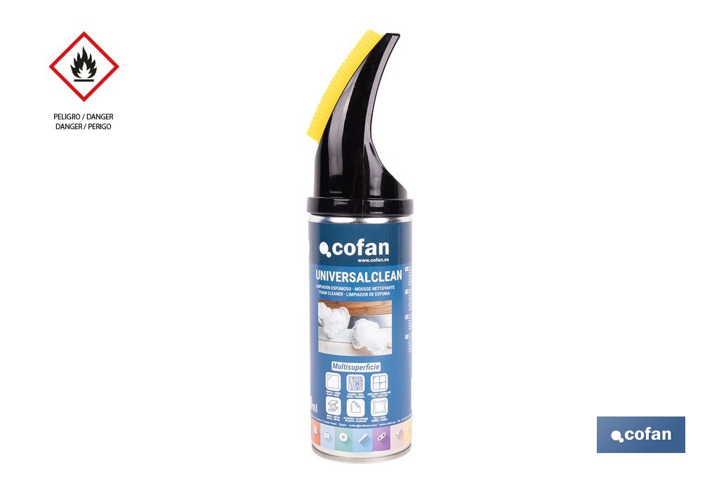 Limpiador espuma universal | Envase de 400 ml con protección antiestática - Cofan