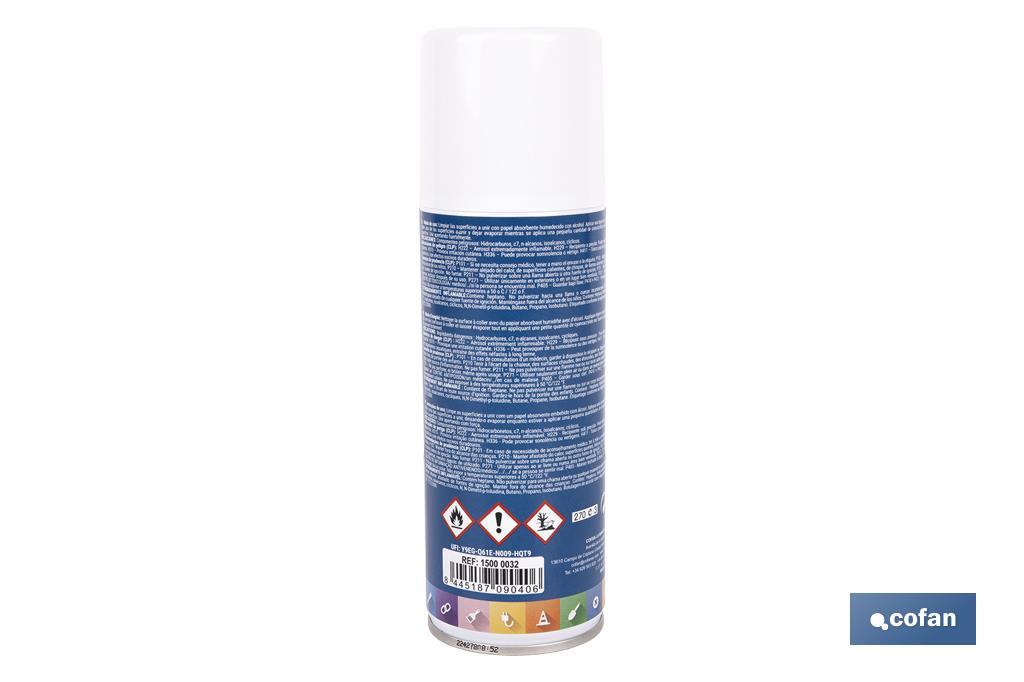 Cyanoacrylate activator spray 210ml | Ideal for porous surfaces | Bounds easily and firmly fragile parts - Cofan