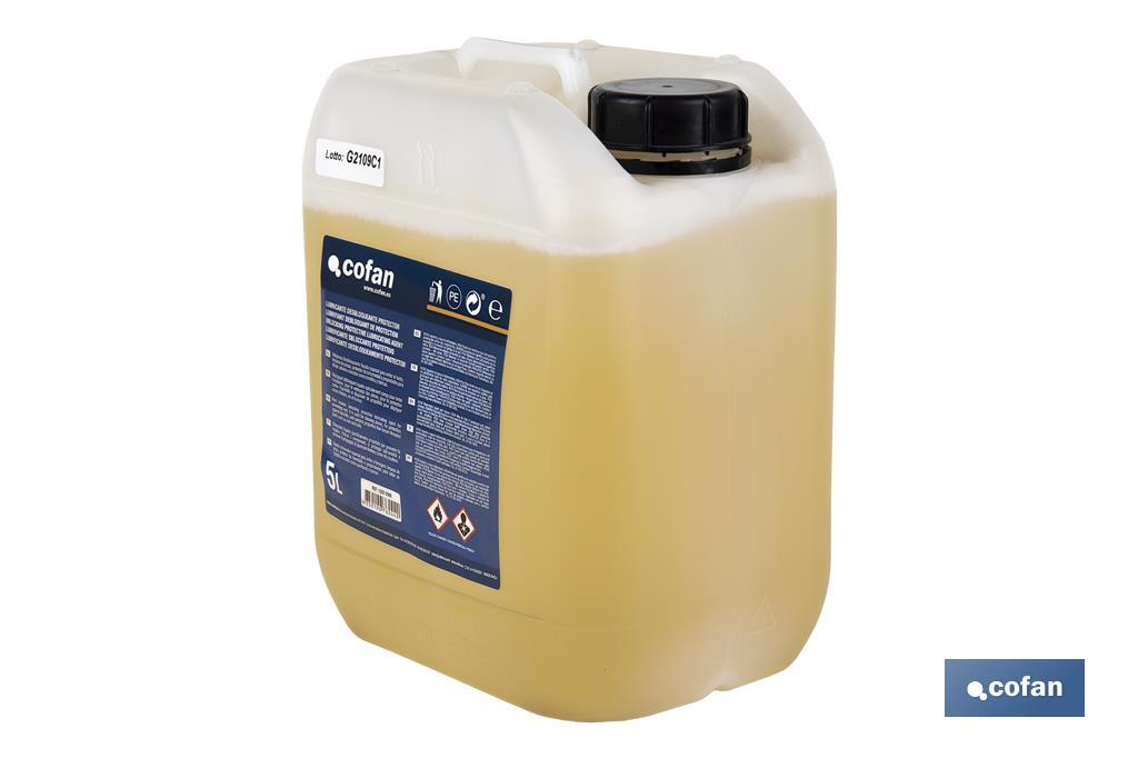 Unlocking lubricant | Protective fluid | Capacity: 5l | Lubricant and protective properties - Cofan