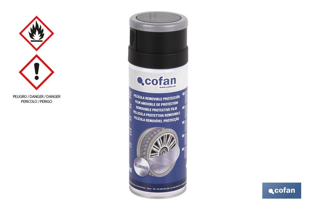 Protective paint 400ml | Removable vinyl film | Protective fluid vinyl spray - Cofan