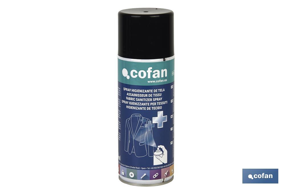 Higienizante para Tecidos em spray de 400 ml|Ideal para higienizar| - Cofan