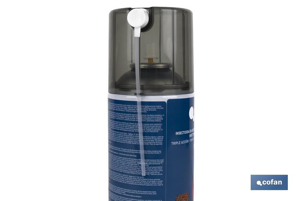 Insetticida per formiche a tripla azione | Formato spray | Bomboletta da 400 ml - Cofan