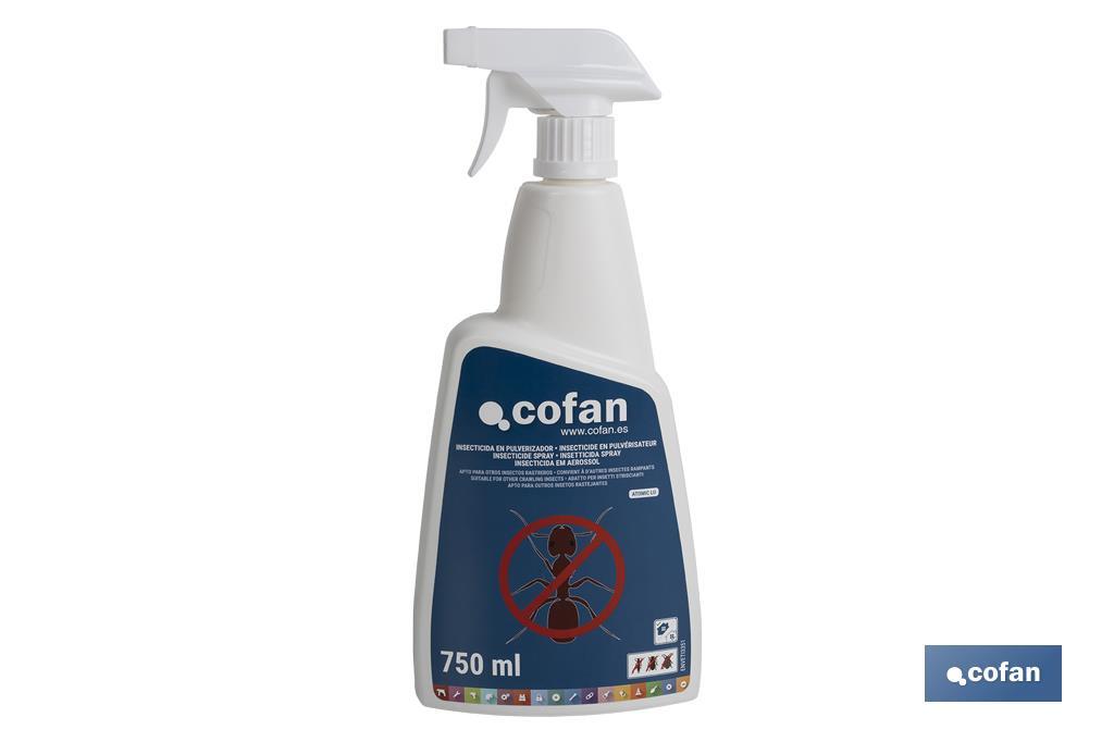 Ant insecticide | Sprayer application | 750ml container - Cofan