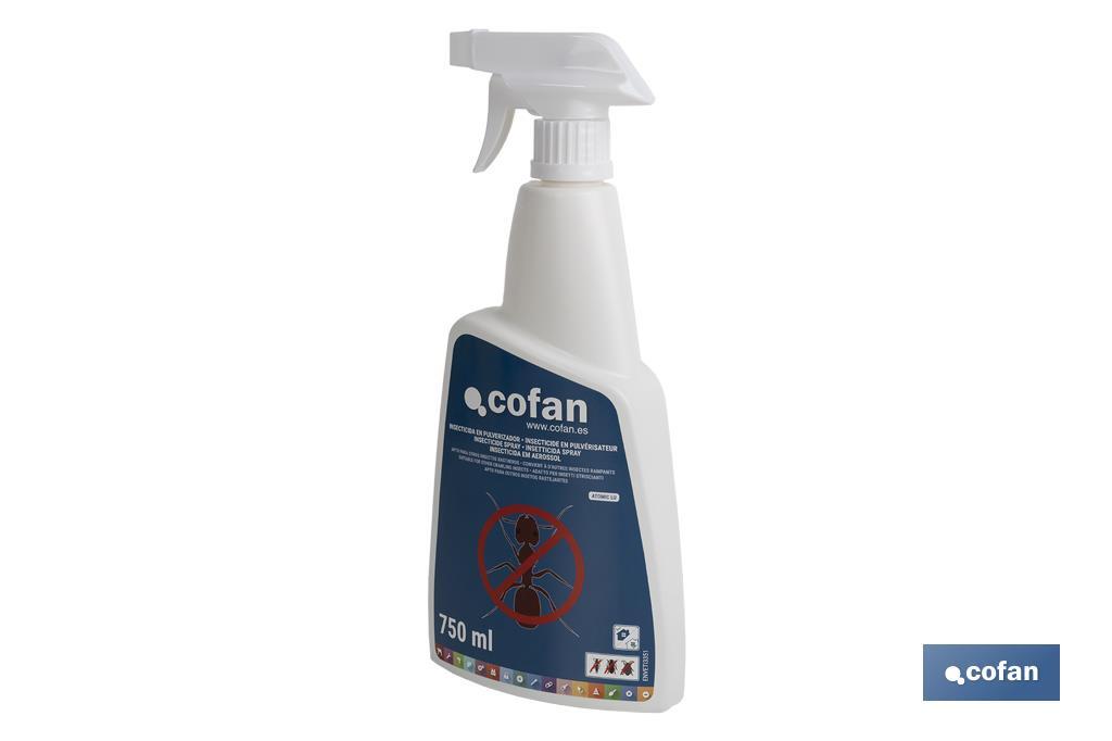 Insecticida para Hormigas | Aplicar con pulverizador | Capacidad de 750 ml - Cofan