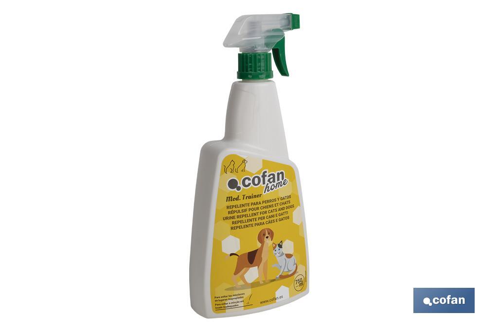 Urine repellent for cats and dogs | 750ml container | Trainer model  - Cofan