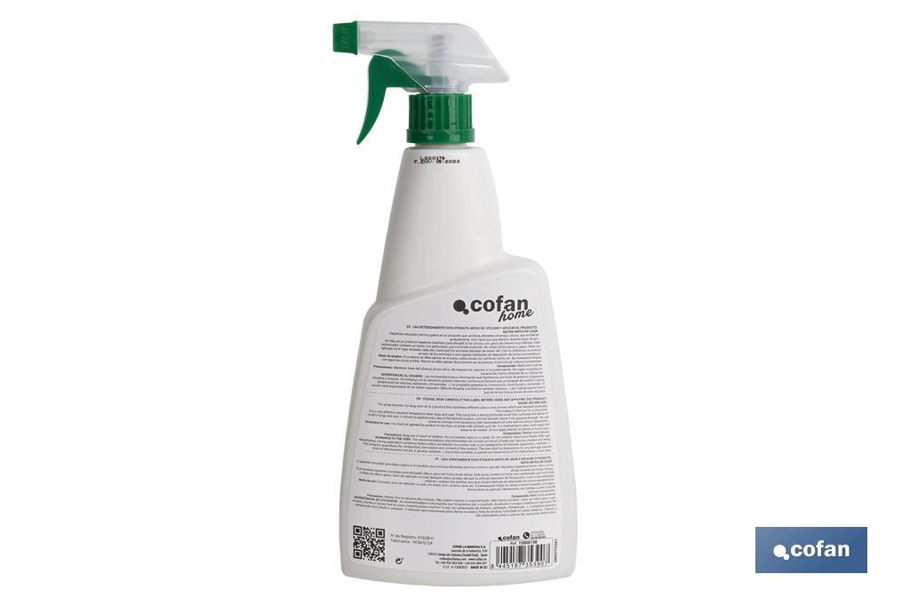 Répulsif pour Chiens et Chats | Capacité 750 ml - Cofan