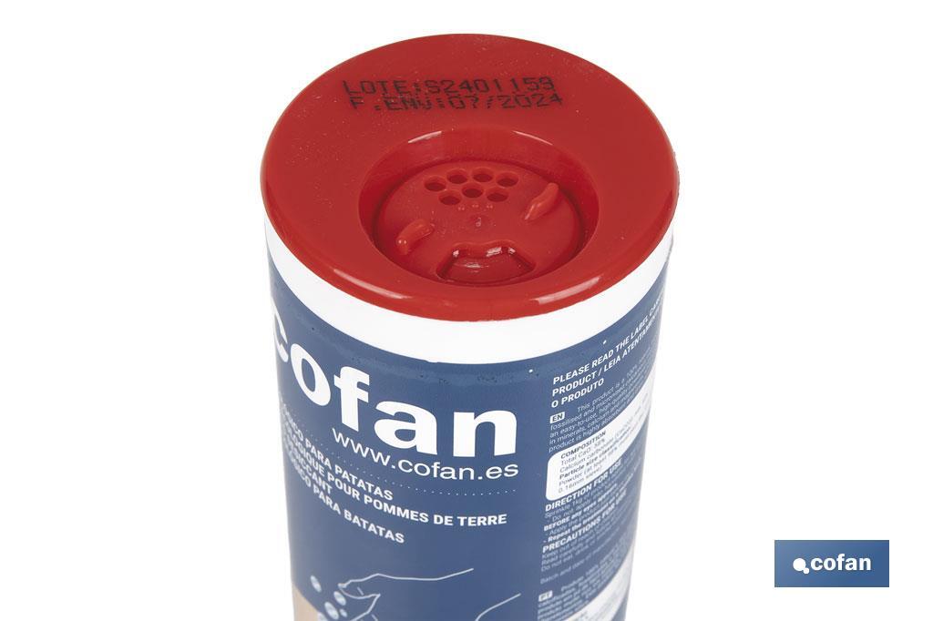 Desecante ecológico para patatas | Antigerminativo de algas marinas | Libre de biocidas | Peso: 400 g - Cofan