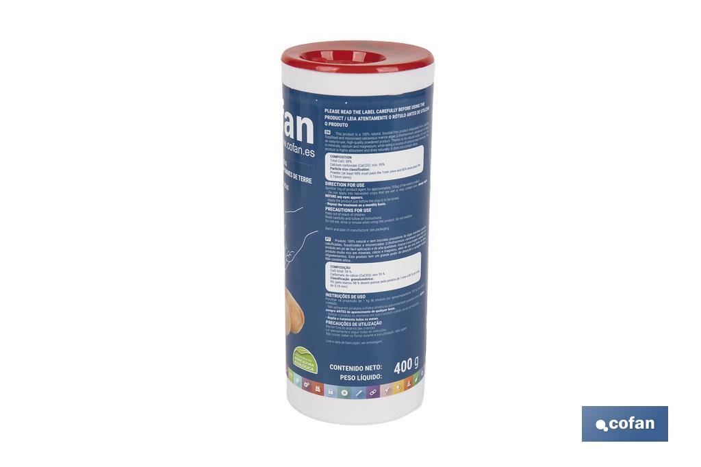Desecante ecológico para patatas | Antigerminativo de algas marinas | Libre de biocidas | Peso: 400 g - Cofan