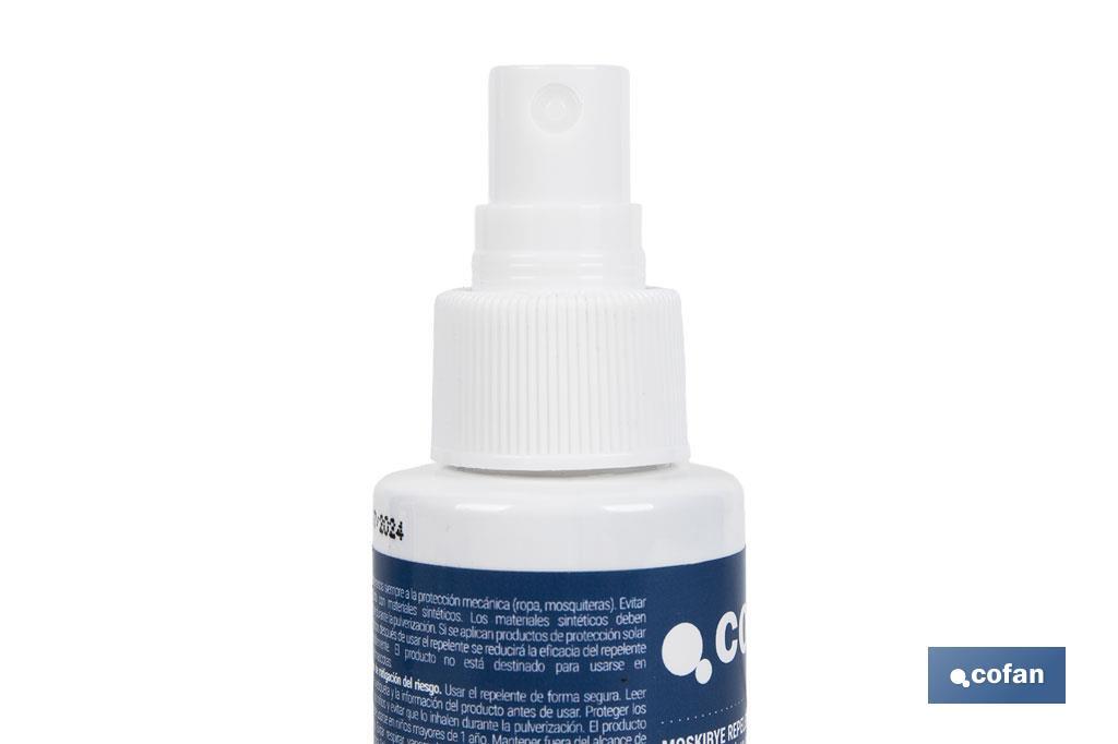 Repelente de insectos | Protección duradera contra mosquitos y garrapatas | Uso seguro para toda la familia | Capacidad: 100 ml | Uso no profesional - Cofan