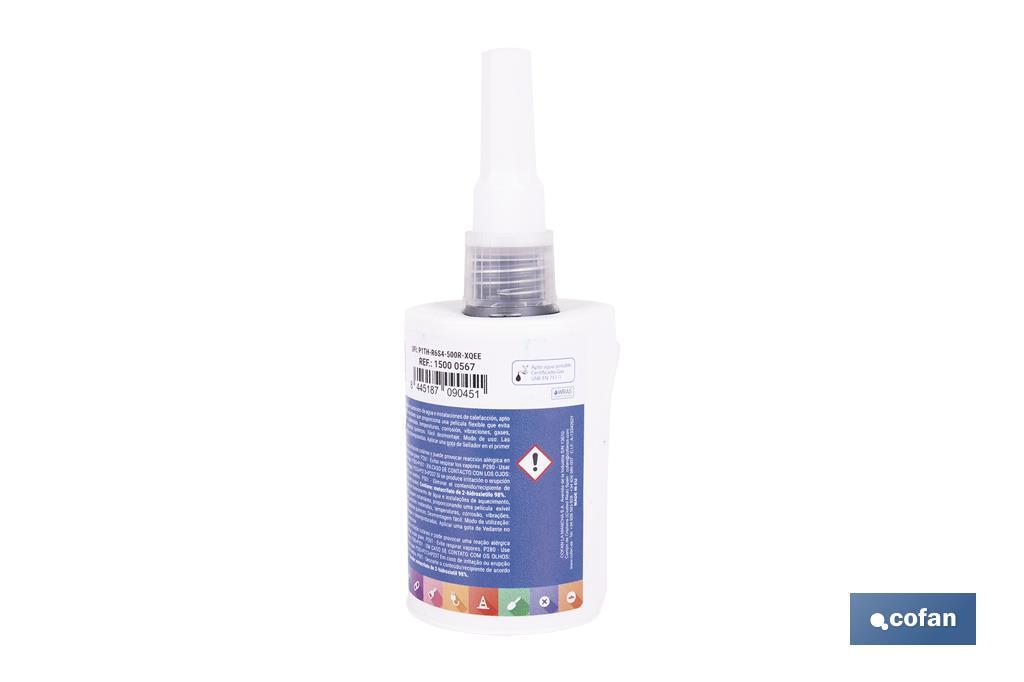 PTFE sealant 50ml | Pipe sealant | Perfect tightness and withstands pressure, vibration and temperature - Cofan