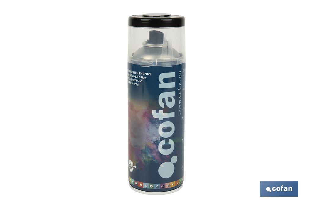 Tinta de Esmalte Acrílico | Em Spray | Embalagem de 400 ml | Várias cores - Cofan