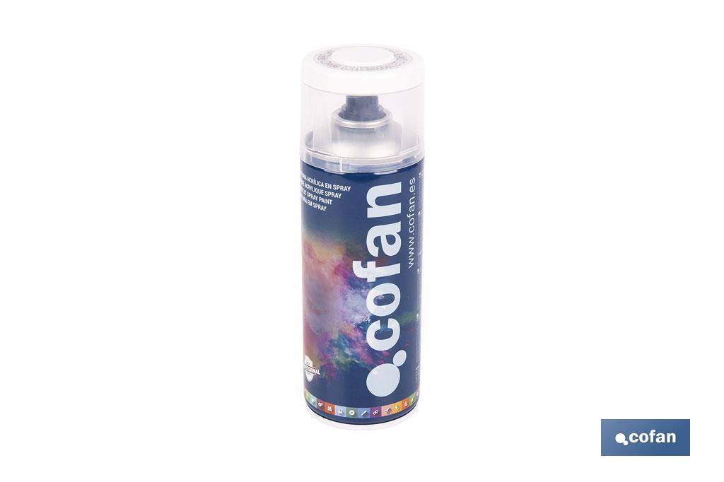 Acrylic enamel paint | Spray | 400ml | Several colours - Cofan