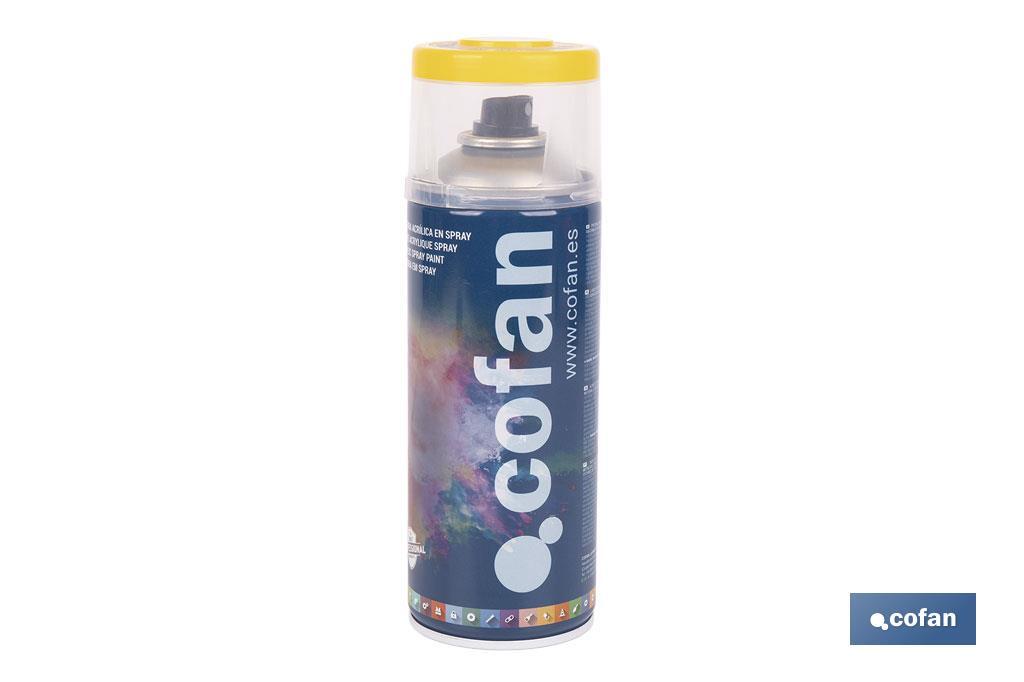 Acrylic enamel paint | Spray | 400ml | Several colours - Cofan