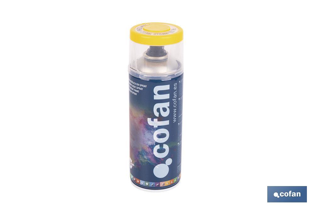 Acrylic enamel paint | Spray | 400ml | Several colours - Cofan