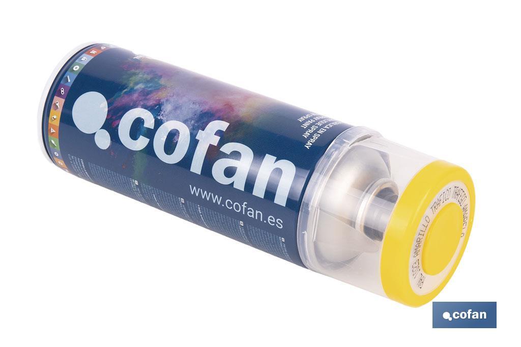 Acrylic enamel paint | Spray | 400ml | Several colours - Cofan