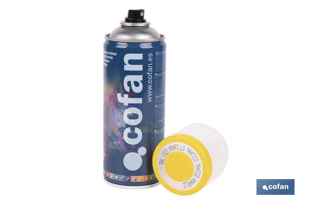 Acrylic enamel paint | Spray | 400ml | Several colours - Cofan