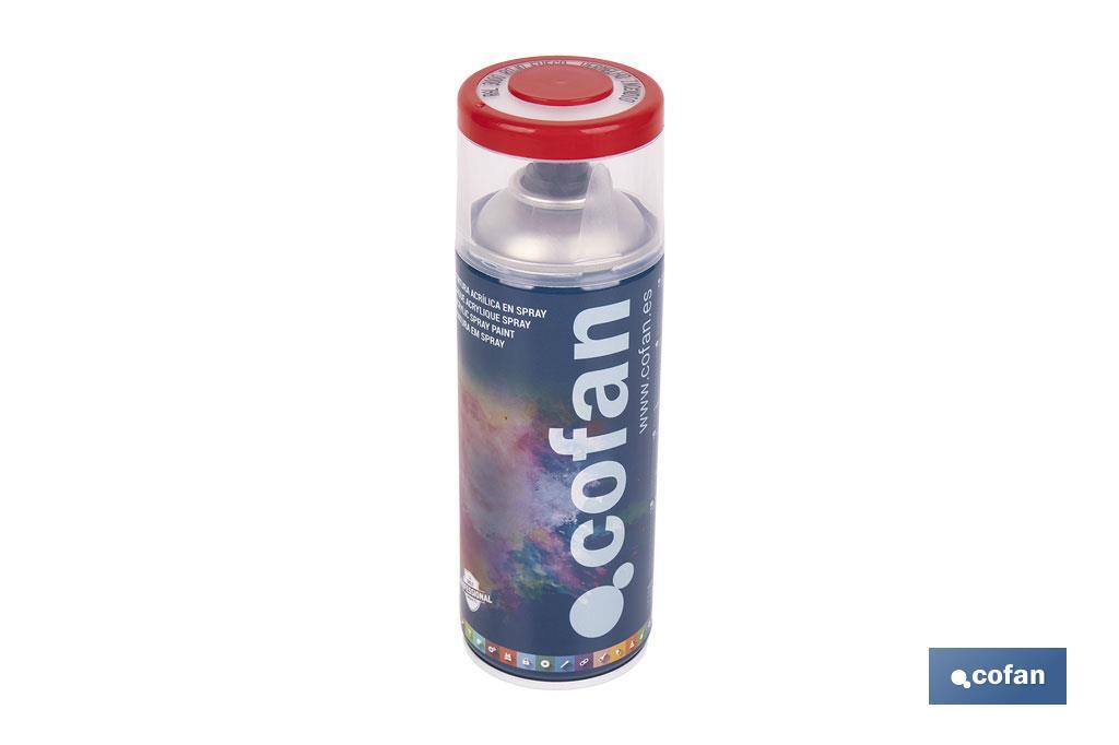 Acrylic enamel paint | Spray | 400ml | Several colours - Cofan
