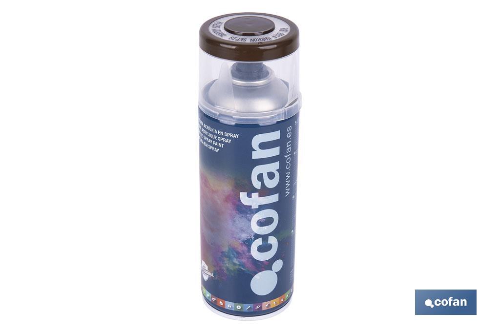 Acrylic enamel paint | Spray | 400ml | Several colours - Cofan