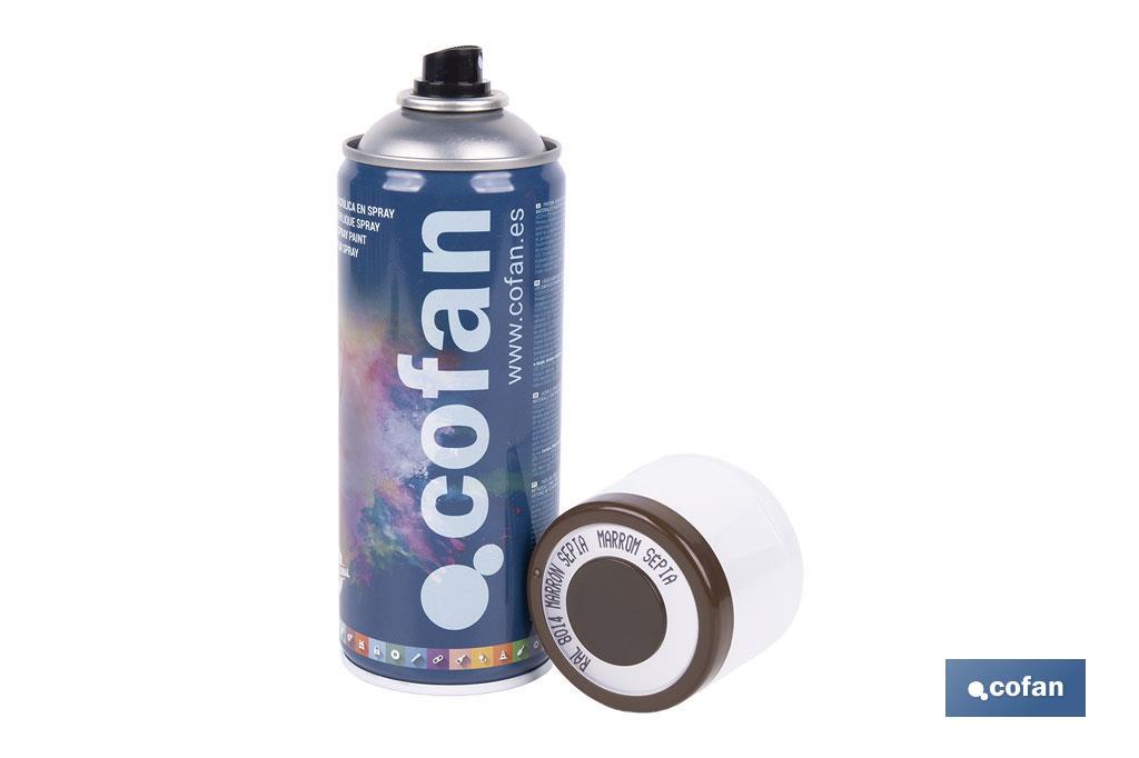 Acrylic enamel paint | Spray | 400ml | Several colours - Cofan