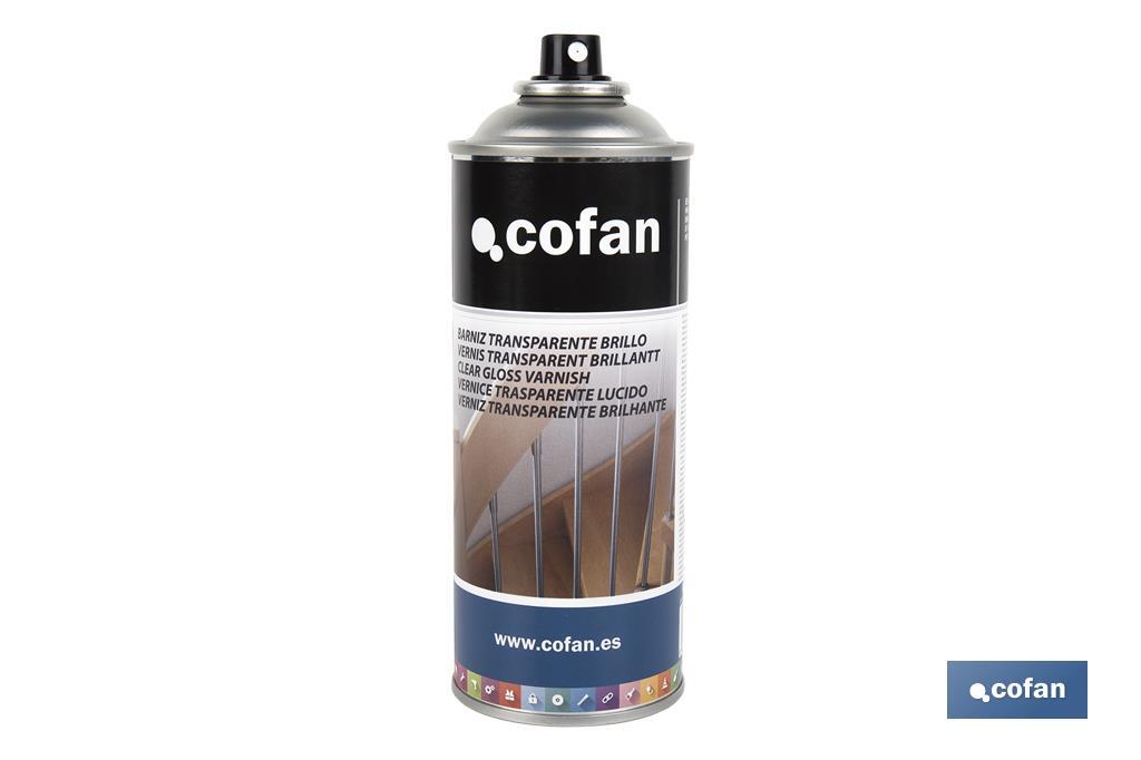 Varnish spray | Gloss or matt | 400ml | Transparent - Cofan