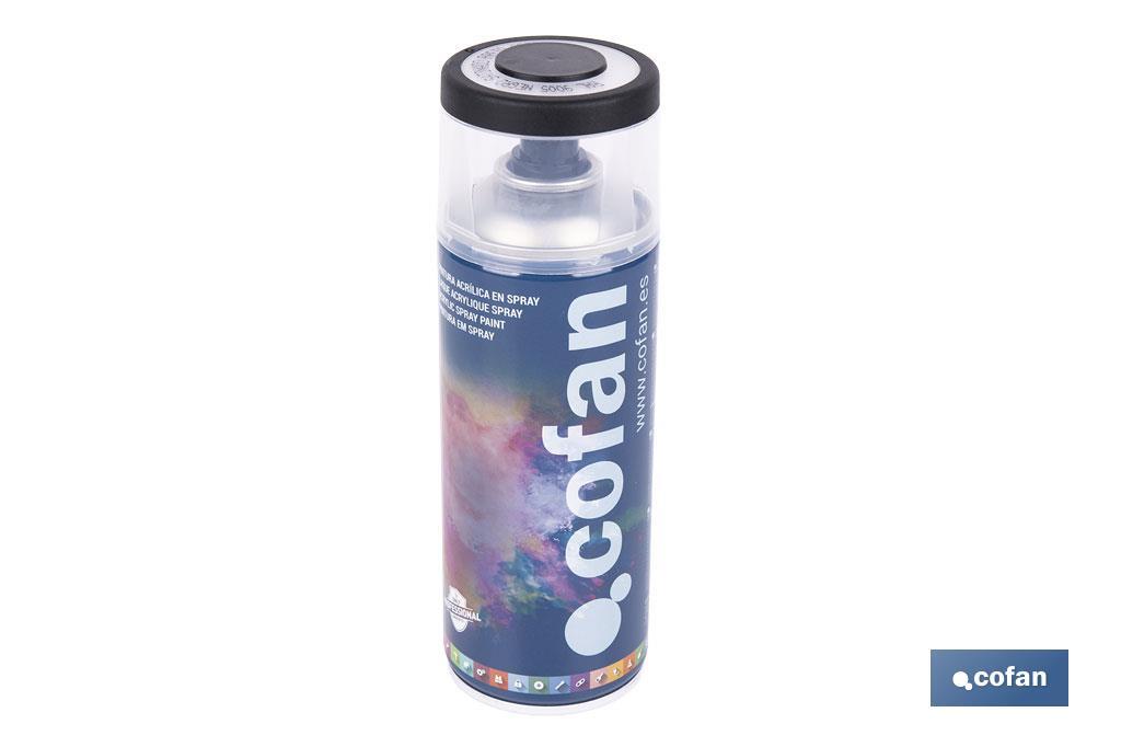 Acrylic enamel paint | Spray | 400ml | Several colours - Cofan