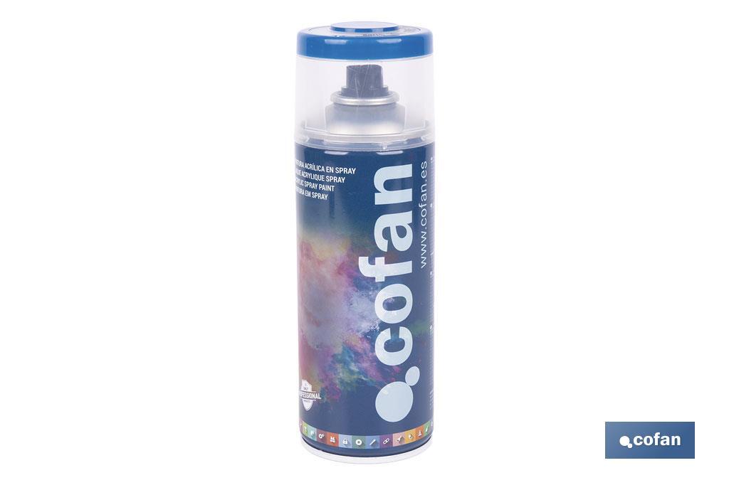 Acrylic enamel paint | Spray | 400ml | Several colours - Cofan