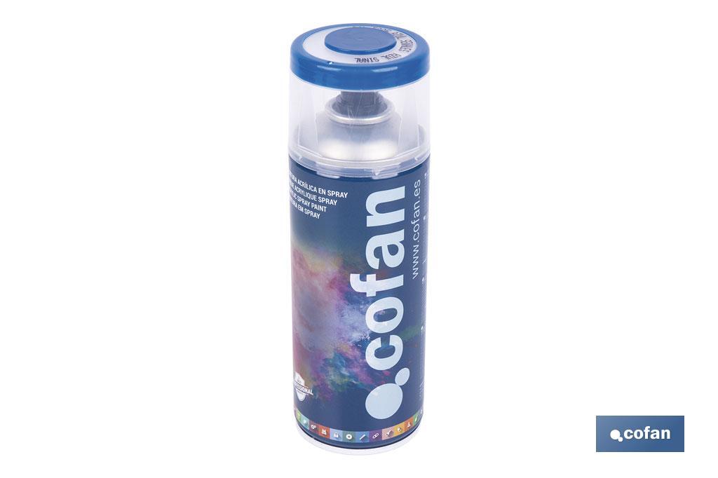 Acrylic enamel paint | Spray | 400ml | Several colours - Cofan