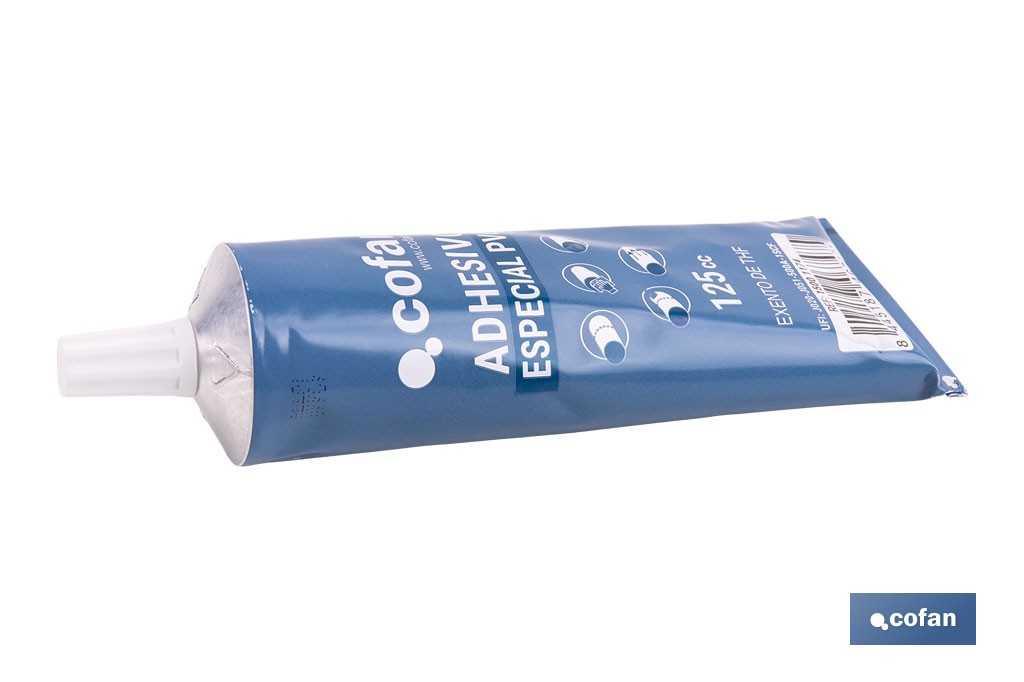 Cola para PVC | Embalagem de 250 ml | Translúcido - Cofan