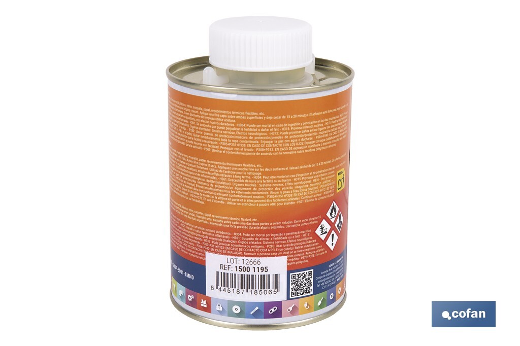 Bricofan spray adhesive 500ml | Multipurpose universal glue - Cofan