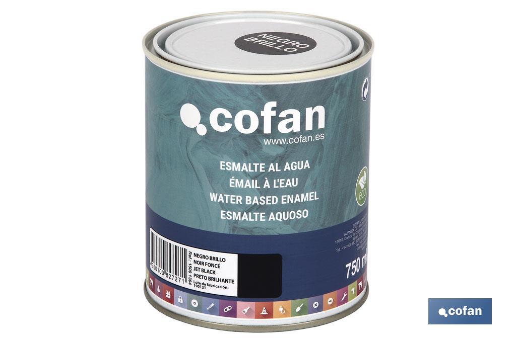 Esmalte Ecológico al agua | Envases: 125 o 750 ml | Amplia gama de colores y acabados - Cofan