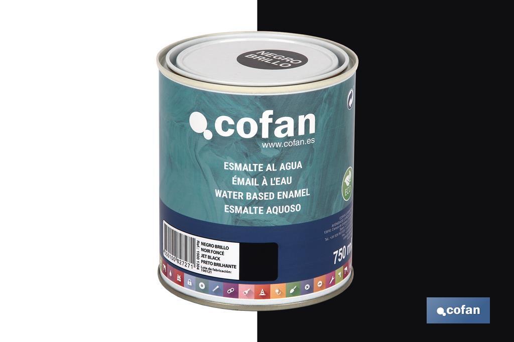 Ecological water-based enamel | 750ml | Several colours - Cofan