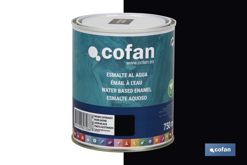 Ecological water-based enamel | 750ml | Several colours - Cofan