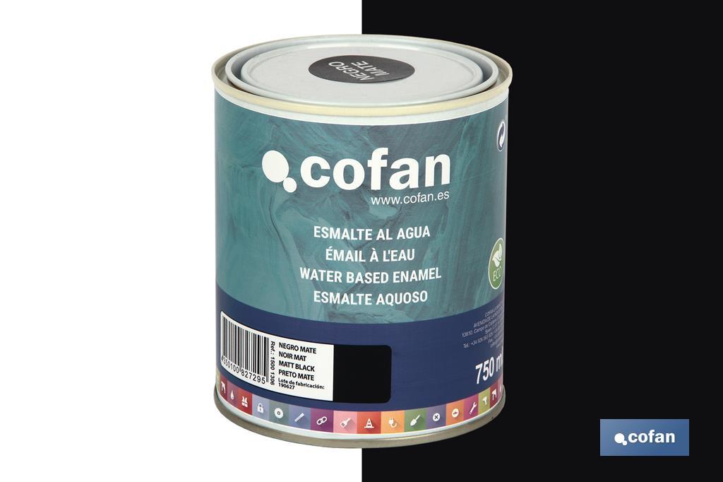 Ecological water-based enamel | 750ml | Several colours - Cofan
