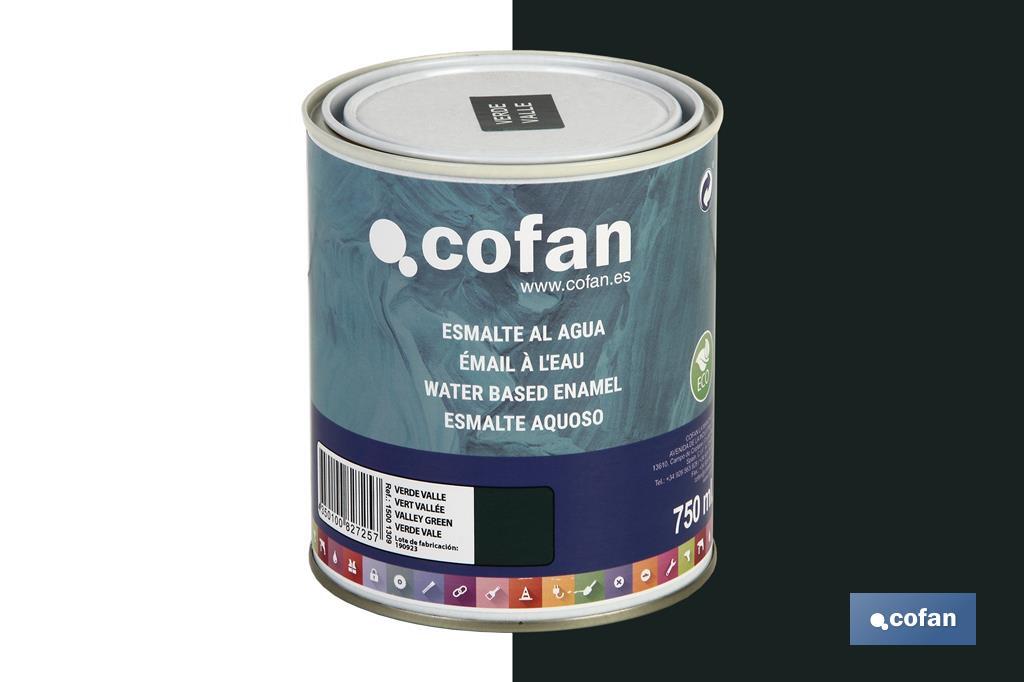 Ecological water-based enamel | 750ml | Several colours - Cofan