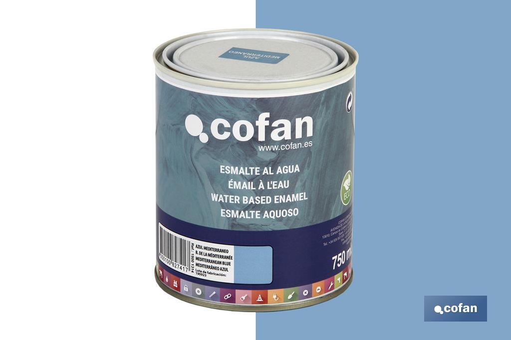 Ecological water-based enamel | 750ml | Several colours - Cofan