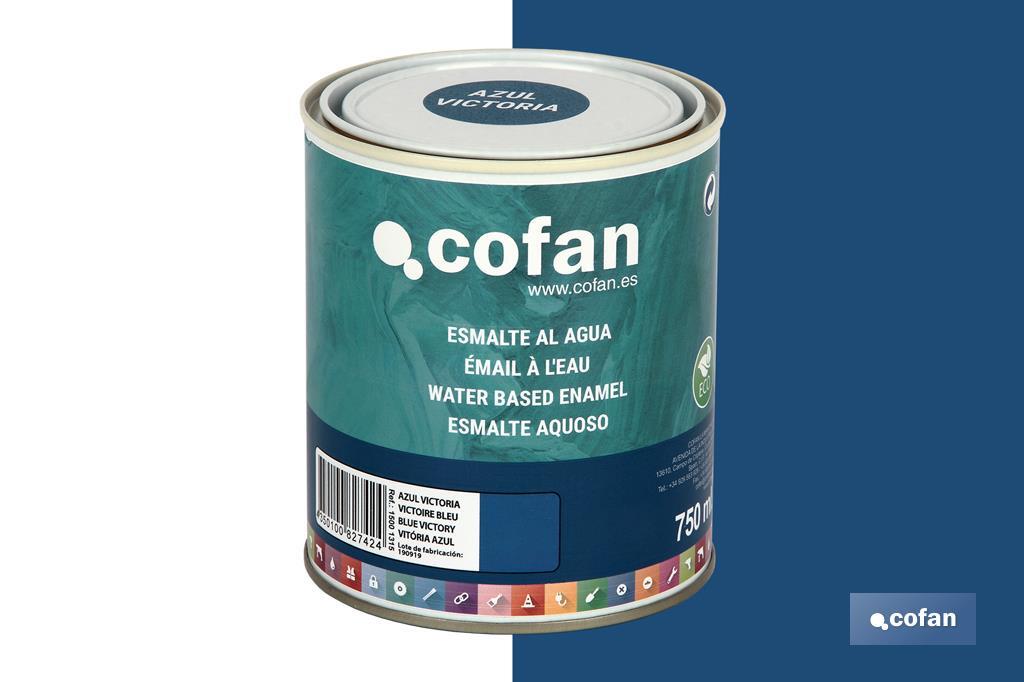 Ecological water-based enamel | 750ml | Several colours - Cofan