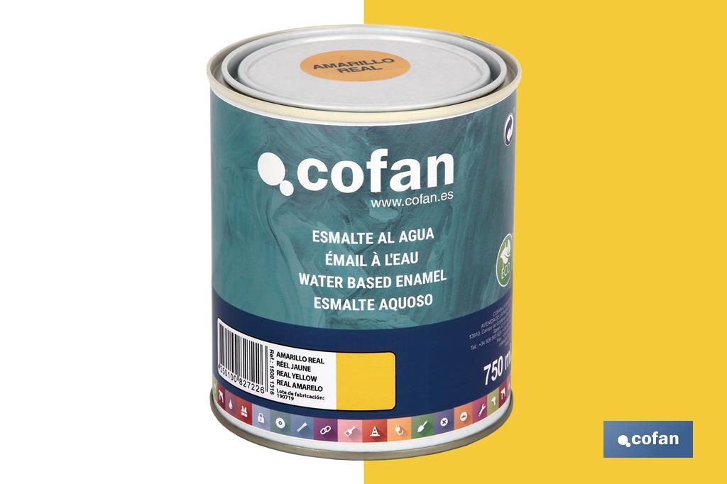 Ecological water-based enamel | 750ml | Several colours - Cofan